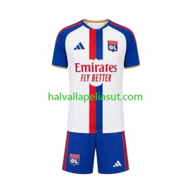Jalkapallo Pelipaidat/Peliasut Olympique Lyonnais Lasten Vieraspaita 2026-2027 Lyhythihainen